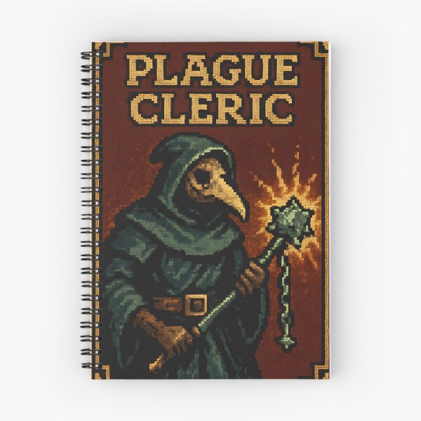 Item preview, Plague Cleric Pixel Hero - Plague-ridden Village | Sanctified Chain Flail designed and sold by Artsy-With.