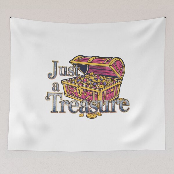 Item preview, Just a Treasure – Conceptual Pop Art Illustration designed and sold by RED-MOUSE.