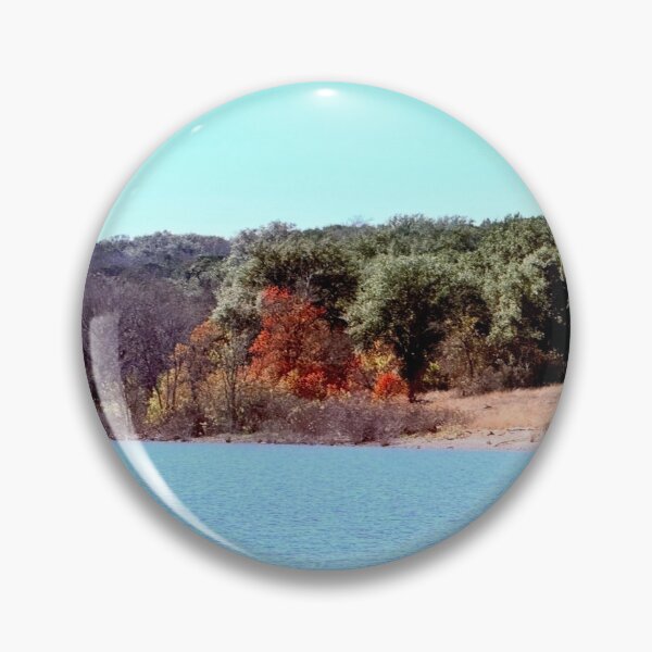 Item preview, Fall Colors at Lake Whitney, Texas | Bright Autumn Trees by Water designed and sold by WhoaDeals.