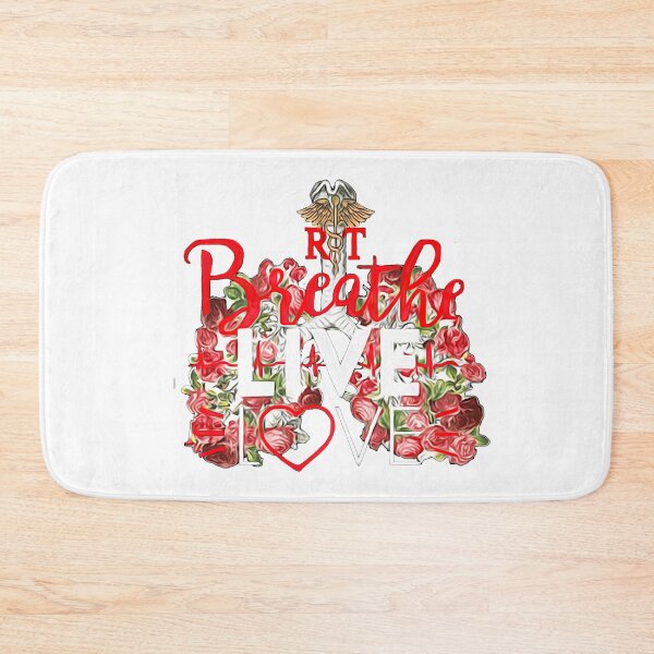 Item preview, Red Breathe Live Love  Respiratory Therapist  designed and sold by natnat7w.