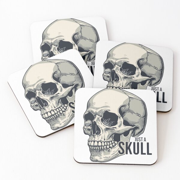 Item preview, Just a Skull – Conceptual Minimalist Illustration designed and sold by RED-MOUSE.