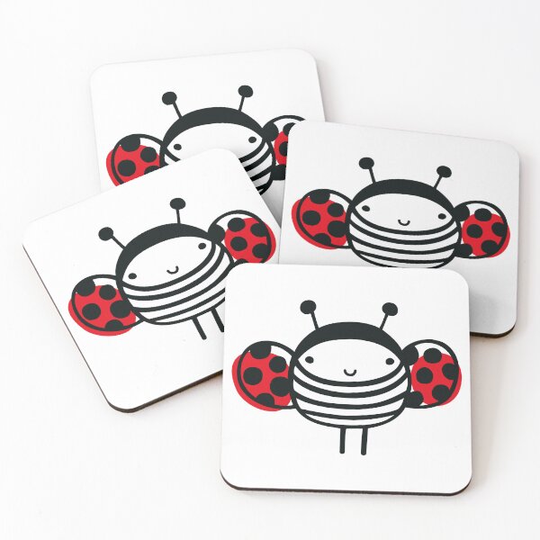 Item preview, Cute Smiling Ladybug Cartoon Character designed and sold by monikko.