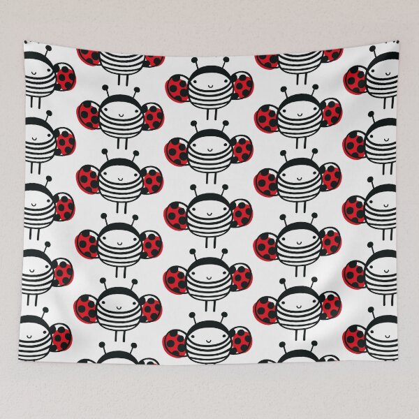 Item preview, Cute Smiling Ladybug Cartoon Character designed and sold by monikko.
