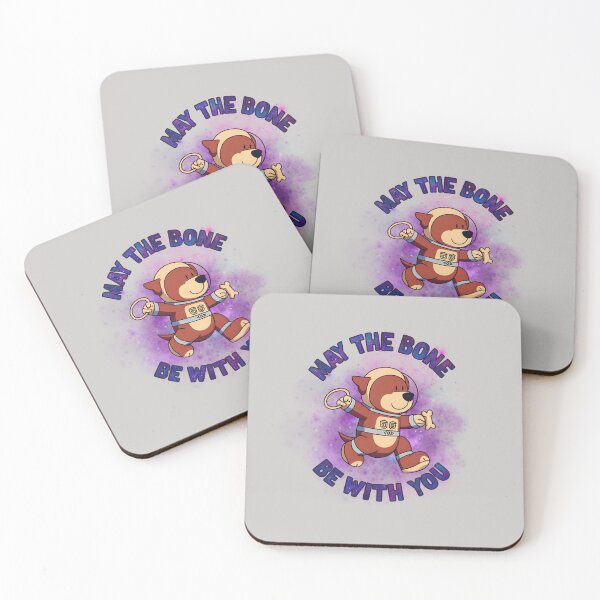 Item preview, May the Bone Be With You – Space Pup Adventure designed and sold by FeelCreations.