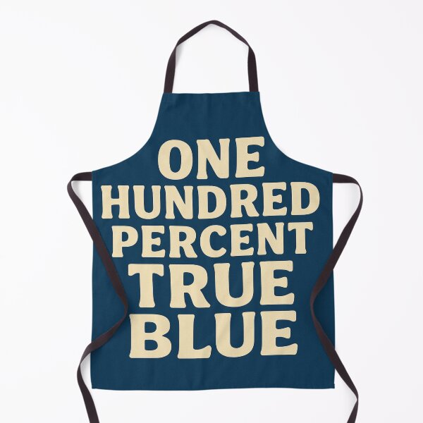 Item preview, One Hundred Percent True Blue – Aussie Pride Typography designed and sold by TroyTheTerrific.