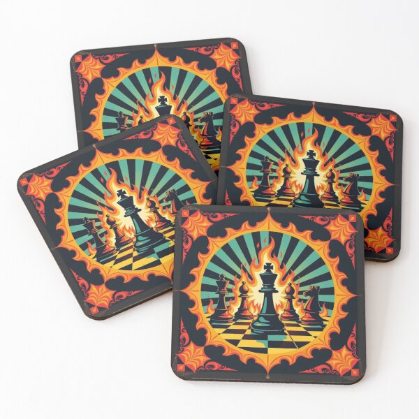 Item preview, Artwork Fire Chess  designed and sold by Planetporridge.