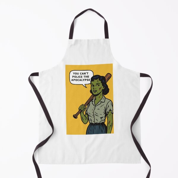 Item preview, You Can't Police The Apocalypse PopCulture Zombie designed and sold by ChunkByChunk.