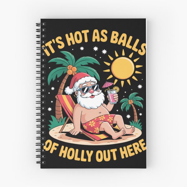 Item preview, Its Hot As Balls Of Holly Out Here Christmas In July Funny  designed and sold by InspiredFoul.