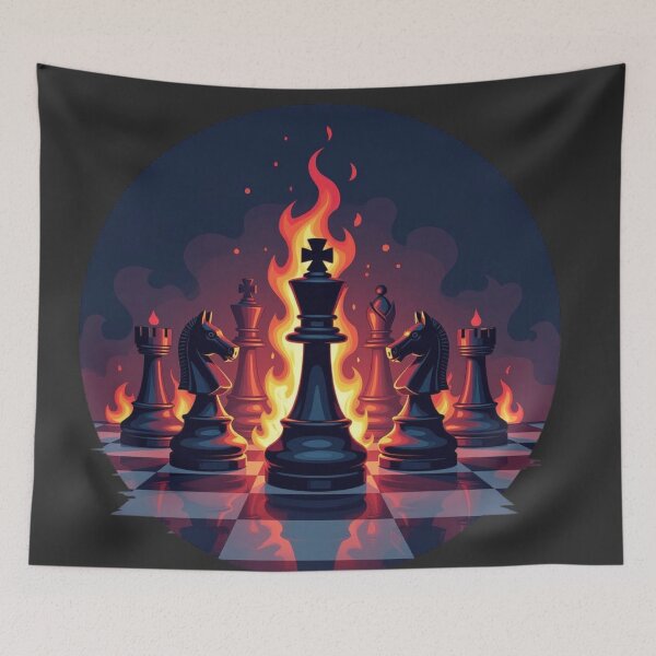 Item preview, Design Fire Chess  designed and sold by Planetporridge.
