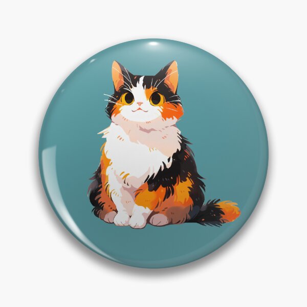 Item preview, Fluffy Calico Cat, For Calico Cat Lovers designed and sold by xiao xuans.