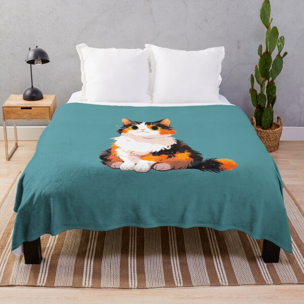 Item preview, Fluffy Calico Cat, For Calico Cat Lovers designed and sold by xiao xuans.