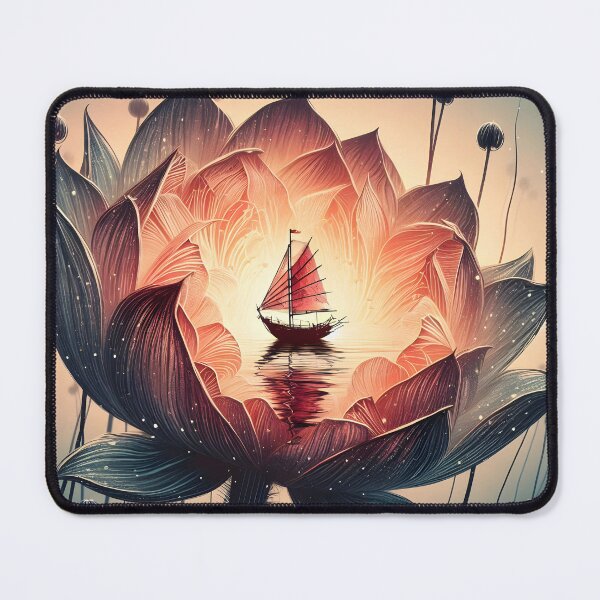 Item preview, Flower Boat, Ai Generated Art designed and sold by ACC .
