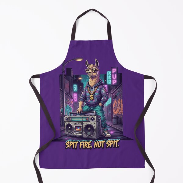 Item preview, Spit Fire Not Spit Llama T-Shirt - Hip Hop Llama Rapper, Alley Cat Vibe, Street Art Lyricist Gift designed and sold by Searching ideas.