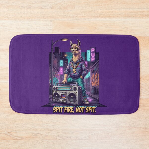 Item preview, Spit Fire Not Spit Llama T-Shirt - Hip Hop Llama Rapper, Alley Cat Vibe, Street Art Lyricist Gift designed and sold by Searching ideas.