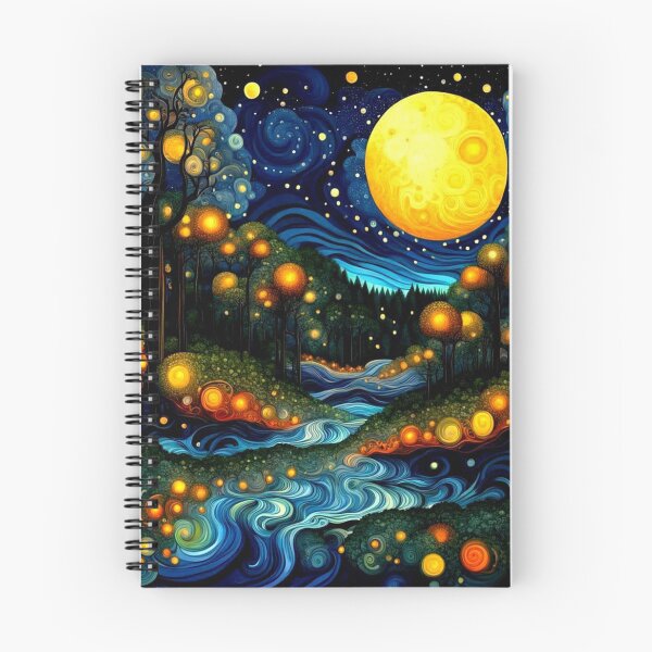 Item preview, Fireflies in moonlight designed and sold by George Hutton Hunter.