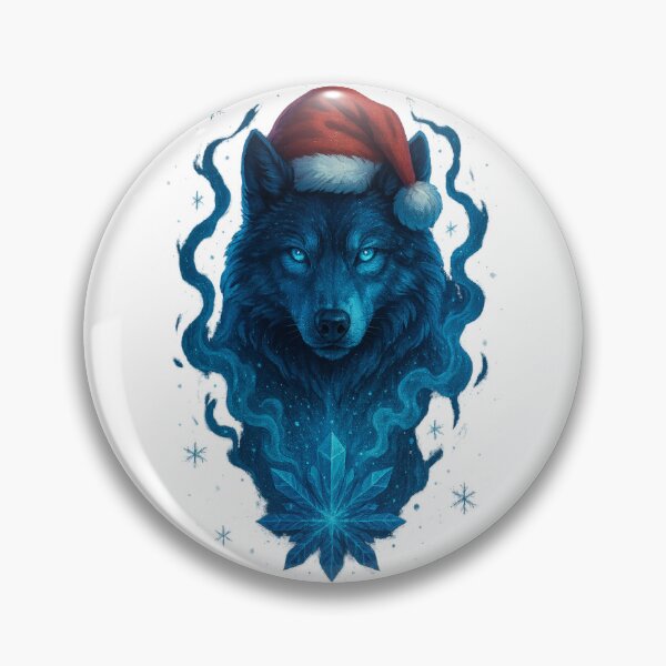 Item preview, Santa Frost Wolf – Winter Guardian designed and sold by SarahsSZN.