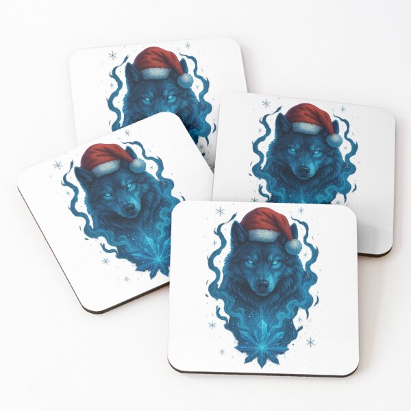 Item preview, Santa Frost Wolf – Winter Guardian designed and sold by SarahsSZN.