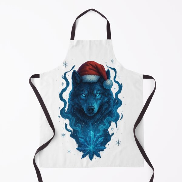 Item preview, Santa Frost Wolf – Winter Guardian designed and sold by SarahsSZN.