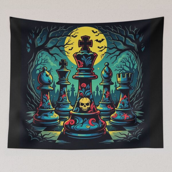 Item preview, Halloween Chess Artwork designed and sold by Planetporridge.