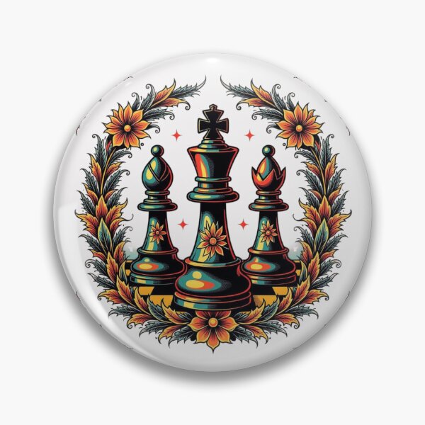 Item preview, Flower Art Chess Design designed and sold by Planetporridge.