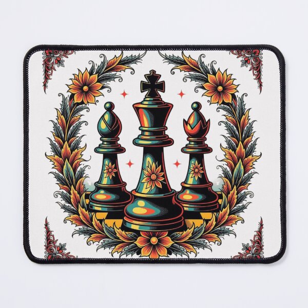Item preview, Flower Art Chess Design designed and sold by Planetporridge.