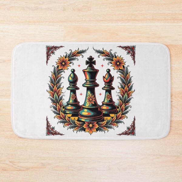 Item preview, Flower Art Chess Design designed and sold by Planetporridge.