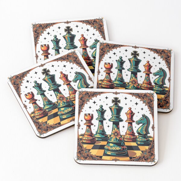 Item preview, Flower Art Chess designed and sold by Planetporridge.