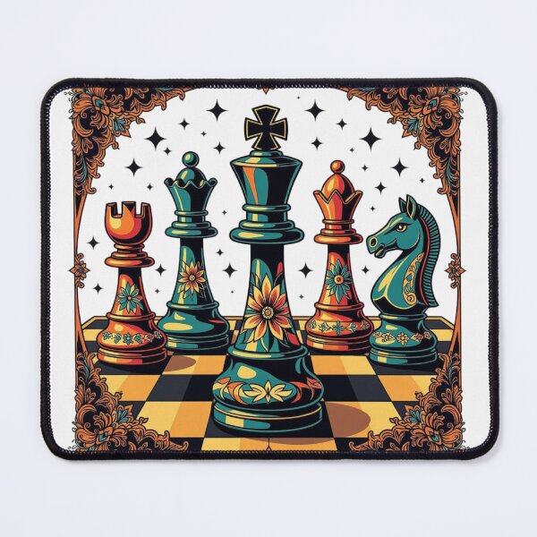 Item preview, Flower Art Chess designed and sold by Planetporridge.