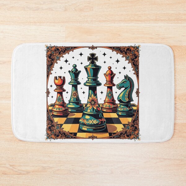 Item preview, Flower Art Chess designed and sold by Planetporridge.