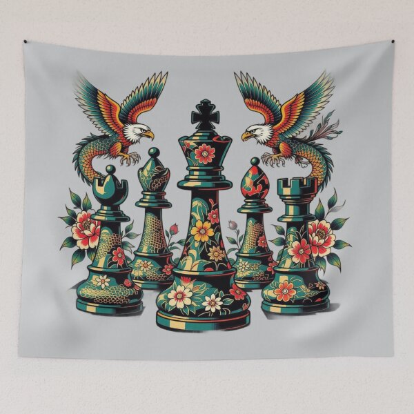 Item preview, Chess Flower Art  designed and sold by Planetporridge.