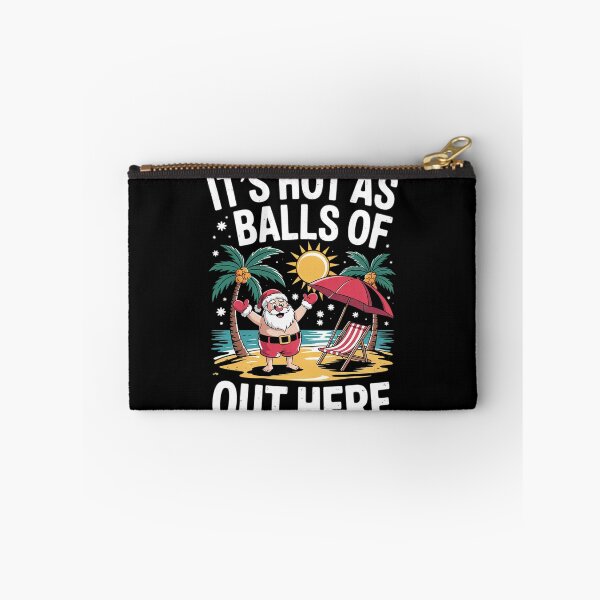 Item preview, It's Hot As Balls Of Holly Out Here Santa Christmas in July  designed and sold by InspiredFoul.