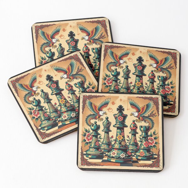 Item preview, Chess With Flower Art Design designed and sold by Planetporridge.