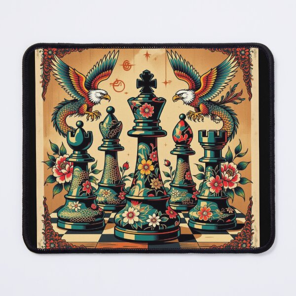 Item preview, Chess With Flower Art Design designed and sold by Planetporridge.