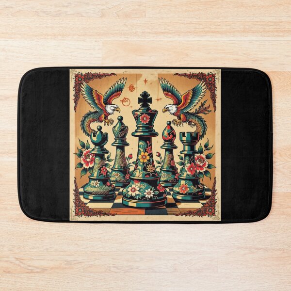 Item preview, Chess With Flower Art Design designed and sold by Planetporridge.