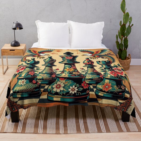 Item preview, Chess With Flower Art Design designed and sold by Planetporridge.