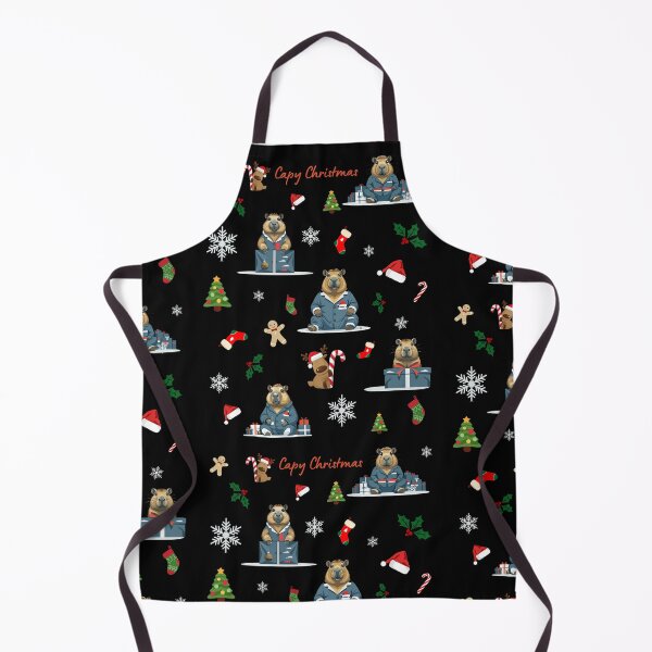 Item preview, Capy Christmas - Capybara Pattern, Cute Holiday Animal Design designed and sold by Sir Capy B.