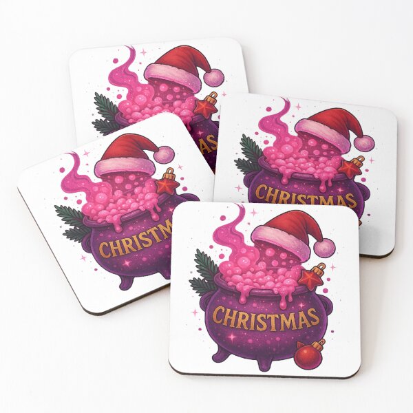 Item preview, Pink Xmas Cauldron – Magic Brew designed and sold by SarahsSZN.