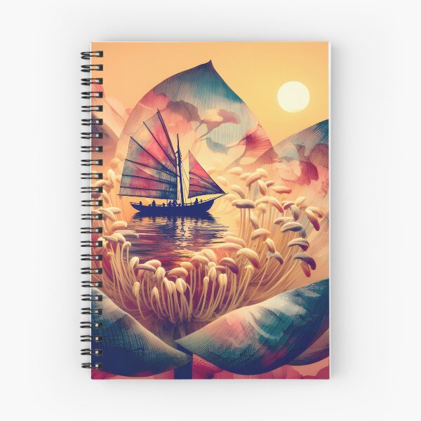 Item preview, Flower Boat, Ai Generated Art  designed and sold by ACC .