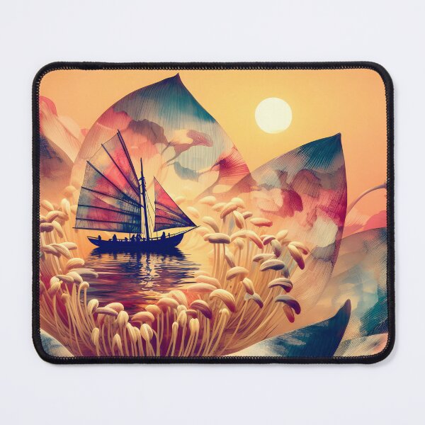 Item preview, Flower Boat, Ai Generated Art designed and sold by ACC .