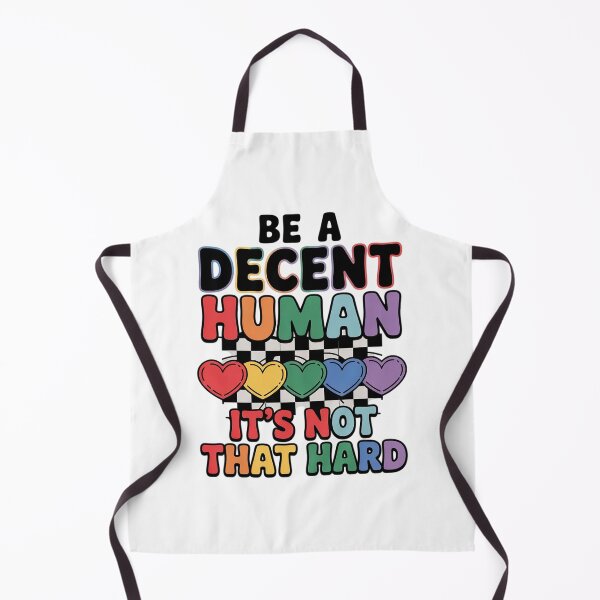 Item preview, Rainbow Heart Be Decent Human Not Hard LGBT Gay Pride Month  designed and sold by KotexTemu.