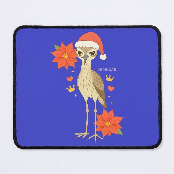 Item preview, Australian Stone-Curlew Christmas - Solid Navy designed and sold by HIMEKARI.