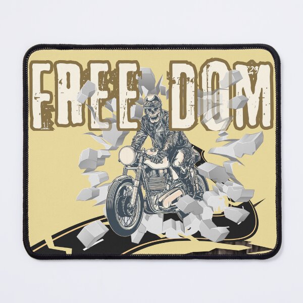 Item preview, Freedom Biker Inspirational Road Trip Graphic designed and sold by Ave Imprints.
