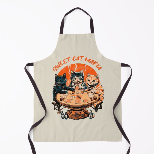 Artikelvorschau, Mafia-Katzen spielen Retro-Pokerkarten entworfen und verkauft von OrenjiArtShop.