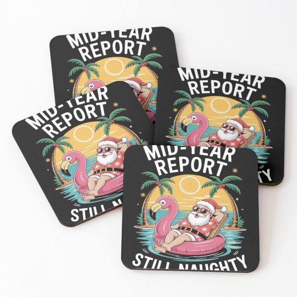 Item preview, Santa Christmas in July 2025 Mid-Year Report Still Naughty  designed and sold by KotexTemu.