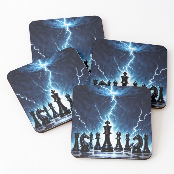 Item preview, Electric Chess Pieces designed and sold by Planetporridge.