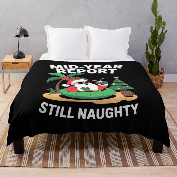 Item preview, Santa Mid Year Report Still Naughty Christmas In July designed and sold by KotexTemu.