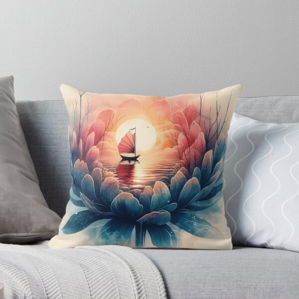 Item preview, Flower Boat, Ai Generated Art  designed and sold by ACC .