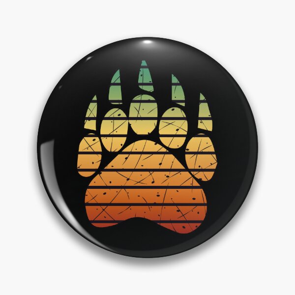 Item preview, Bear Claw - Forest Retro Sunset designed and sold by Guess4best.