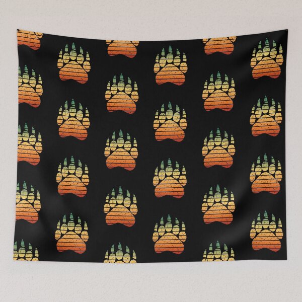 Item preview, Bear Claw - Forest Retro Sunset designed and sold by Guess4best.