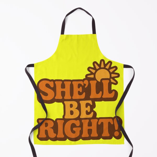 Item preview, She’ll Be Right – Retro Aussie Saying Typography designed and sold by TroyTheTerrific.